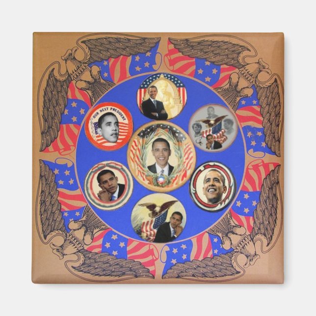 Obama Magnet Kaleidoscope (Devant)