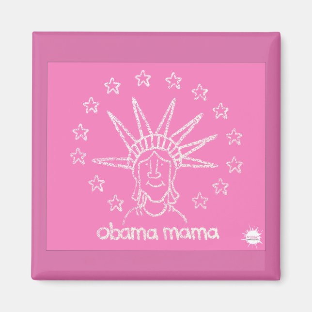 OBAMA-MAMA Magnet (Devant)