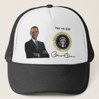 Obama oui nous avons fait - casquette de baseball