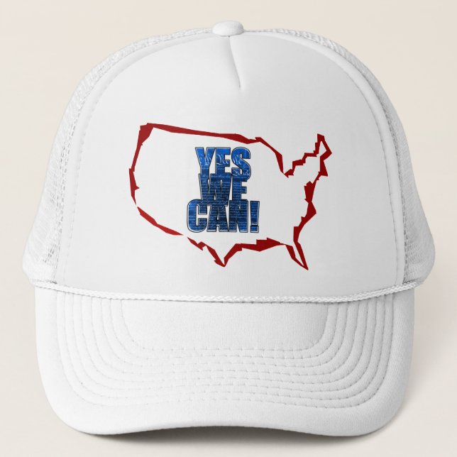 Obama "oui nous pouvons !" Casquette (Devant)