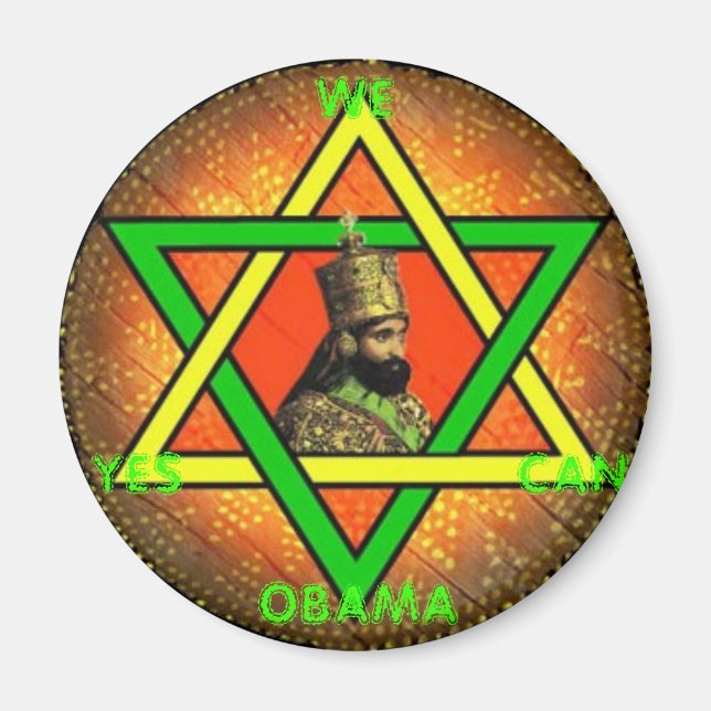Obama oui nous pouvons Magnet (Devant)