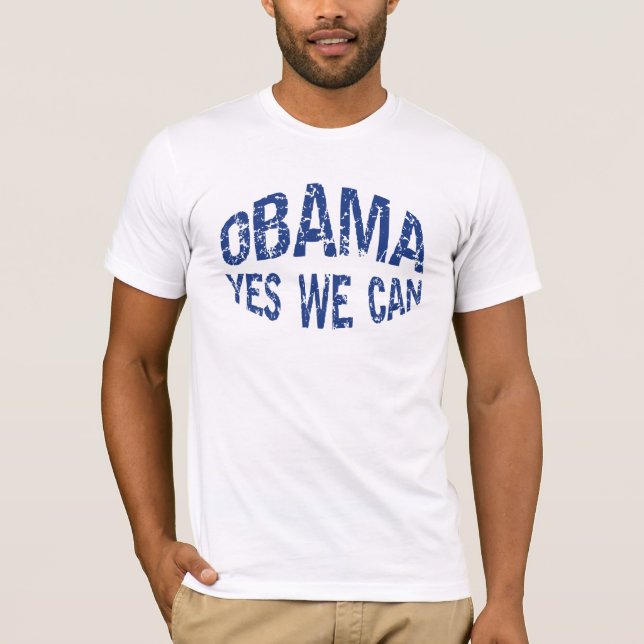 Obama oui nous pouvons T-shirt (Devant)