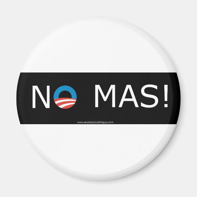 Obama - Pas de Mas ! Magnets (Devant)