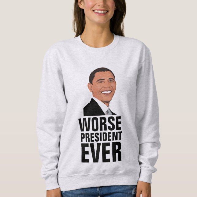 OBAMA, Pire président T-shirts éternels (Devant)