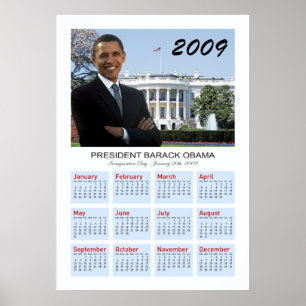 Obama Poster - 2009 Wall Calendar