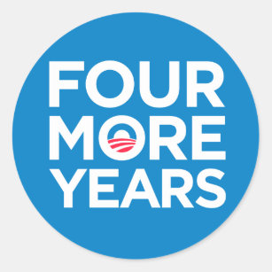 Obama quatre autocollants supplémentaires d'années