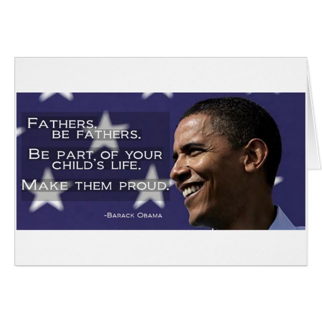 Obama Rendre vos enfants fiers (Devant Horizontal)