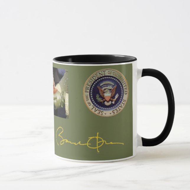 Obama Signature et Photo Mug (Droite)