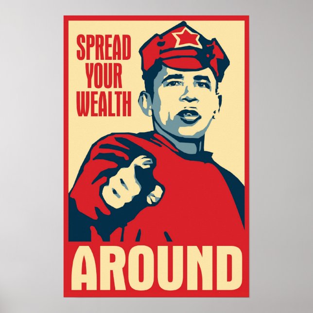 Obama Spreading The Wealth Around Poster (Devant)