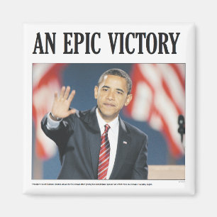 Obama : Un aimant épique de victoire