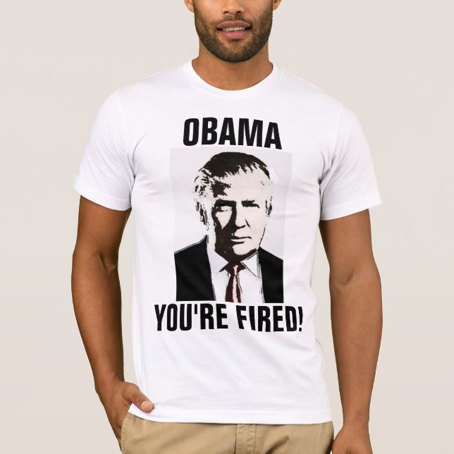 OBAMA VOUS ÊTES MIS LE FEU ! T-SHIRTS DRÔLE DE (Devant)