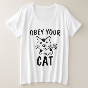 OBÉISSEZ À VOTRE CHAT, T-Shirts drôles