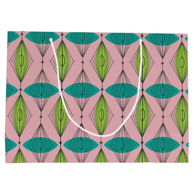 Obésité rose atomique et sac cadeau Starburst (Dos)