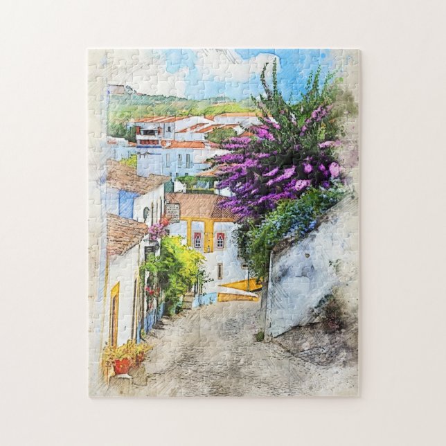 Obidos Fleurs Puzzle (Vertical)