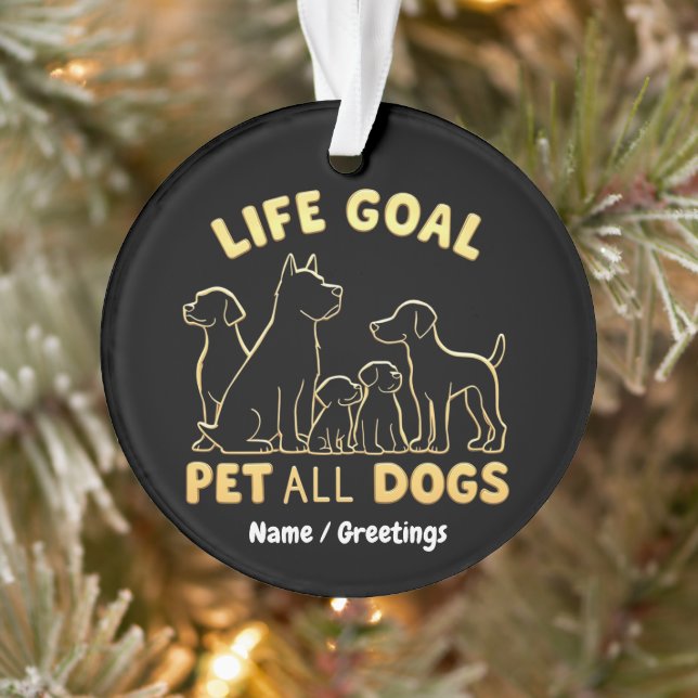 Objectif de vie caresser tous les chiens Un amour  (Arbre)