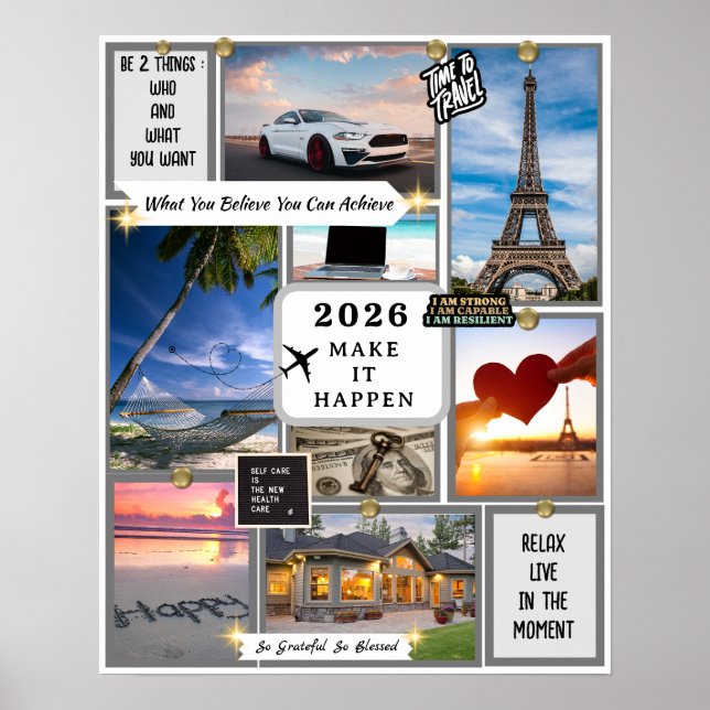 Objectif du tableau de vision de la loi d'attracti (Devant)