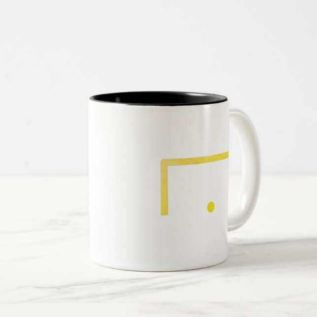 Objectif Mug à deux tons (Devant droit)
