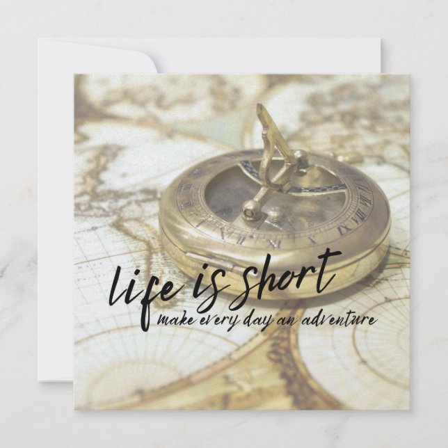 OBJECTIF QUOTIDIEN carte 5,25 x 5,25 (Devant)
