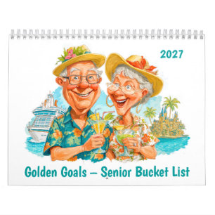 Objectifs d'or – Calendrier de liste de choses à f
