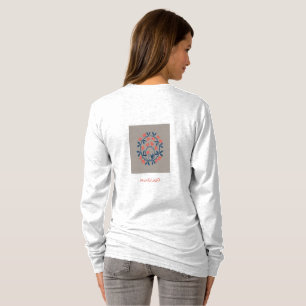 objet_17_un cygne en fleurs t-shirt
