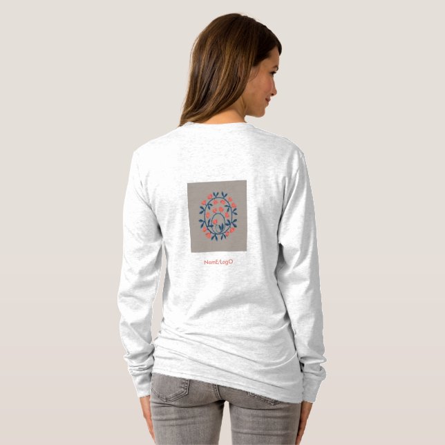 objet_17_un cygne en fleurs t-shirt (Dos entier)