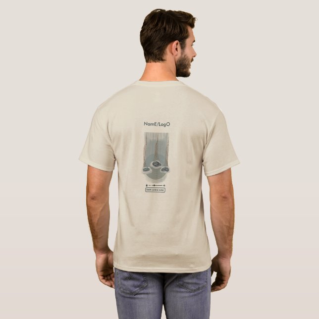 objet_2_rain manomètre de contrôle t-shirt (Dos entier)