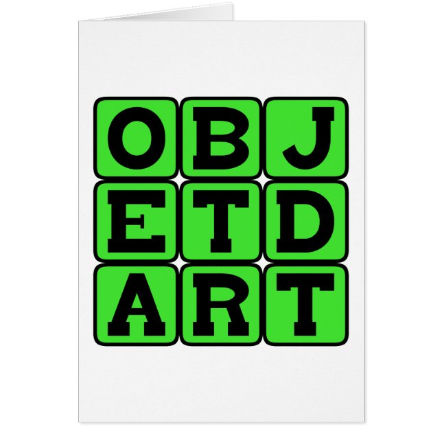 Objet d'Art (Devant)