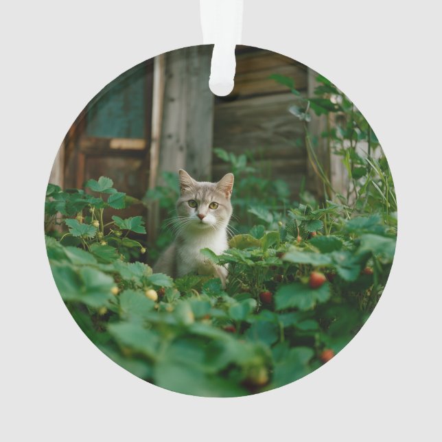 Objet de famille chat photo 2 faces (dos)