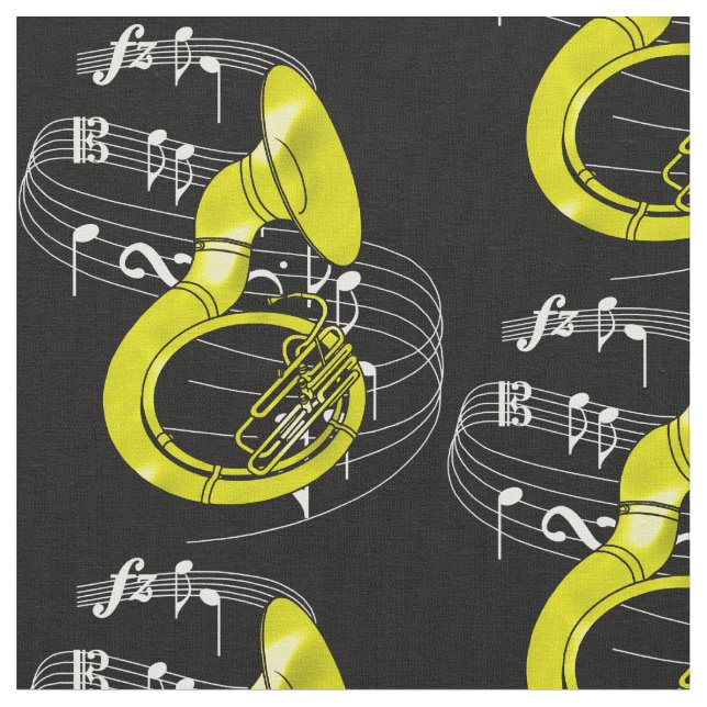 Obscurité de tissu de sousaphone (Fermer)
