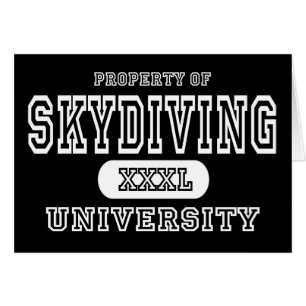 Obscurité d'université de parachutisme