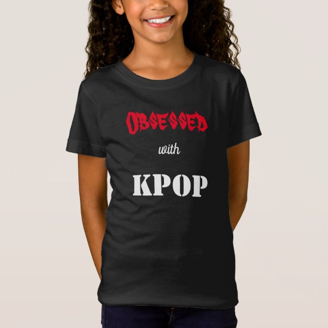 Obsédée par le T-shirt KPOP (Devant)