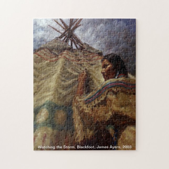 Observation de la tempête, puzzle de Natif (Vertical)