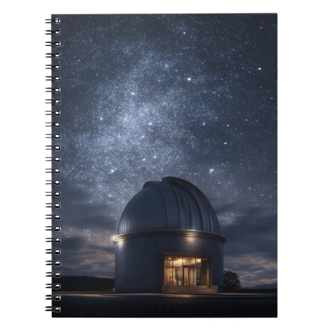 Observatoire de Voie Lactée Starry Sky Carnet (Devant)