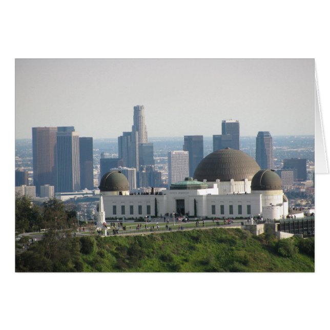 Observatoire Griffith et centre-ville de Los Angel (Devant horizontal)