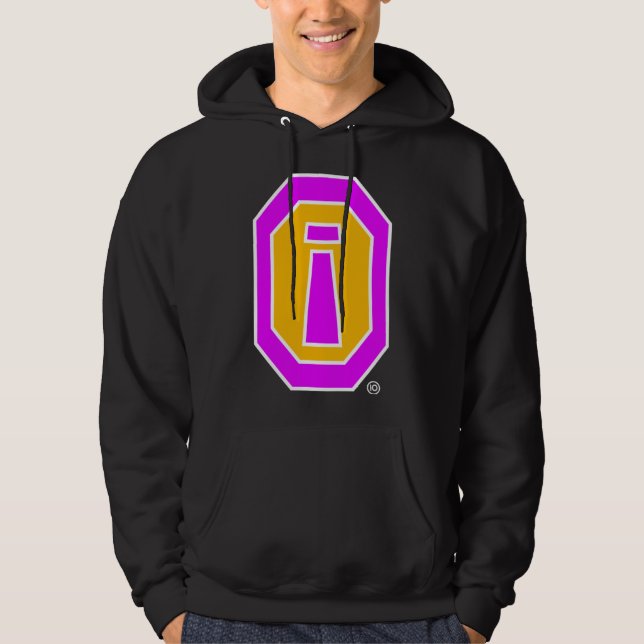 Obsidien pourpre - Sweat - shirt à capuche (Devant)