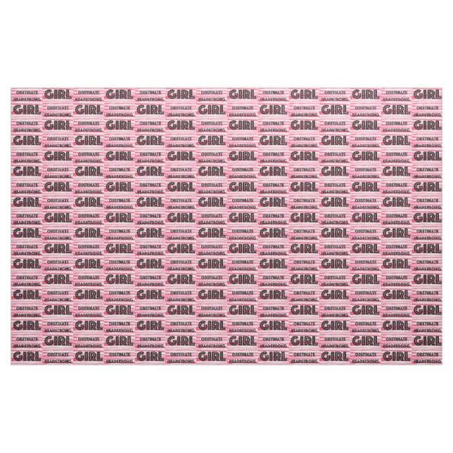 Obstiner Tissu de fille à tête forte (Yard)
