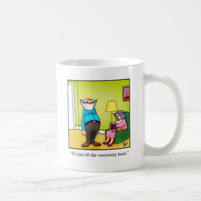 Obtenez Bien Humour "Vasectomie" Mug "Spectickles (Droite)