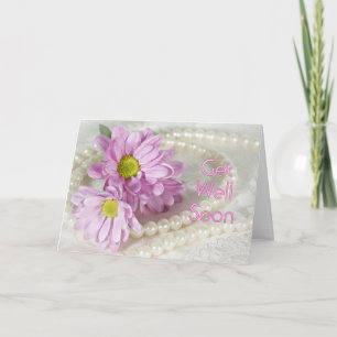 Obtenez bientôt carte avec marguerites
