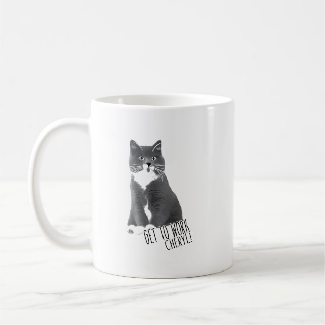 Obtenez de travailler Cheryl ! Tasse de café (Gauche)