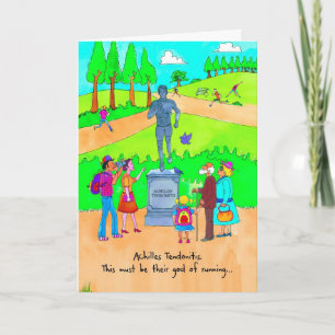 Obtenez la carte bonne pour le coureur - tendinite