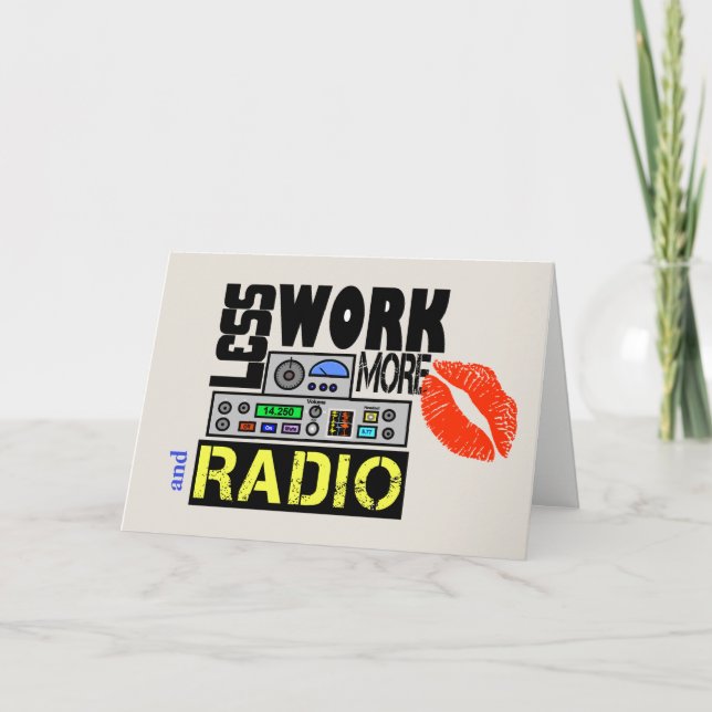 Obtenez la carte de puits pour Ham Radio Operator (Devant)