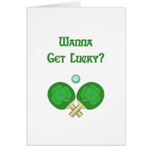 Obtenez le ping-pong chanceux