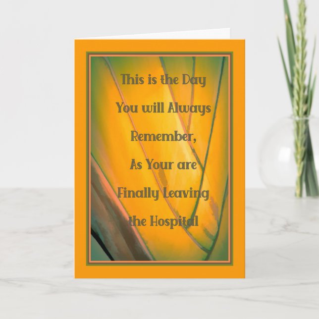 Obtenez une carte de bien, COVID-19 Day Leaving Ho (Devant)