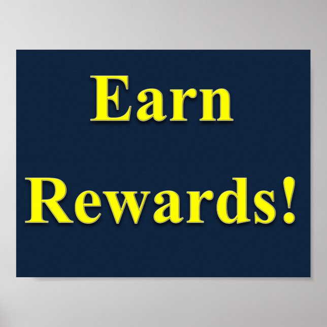 Obtenir des récompenses Poster Matte (Devant)