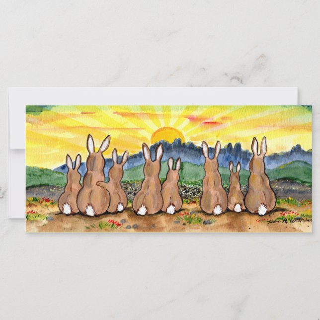 Obtenir Eh Bien Lapin Lapin Sunrise Scène Whimsica (Devant)
