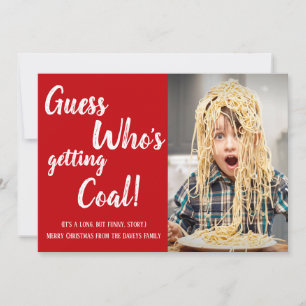 Obtenir la carte de Noël de la famille du charbon