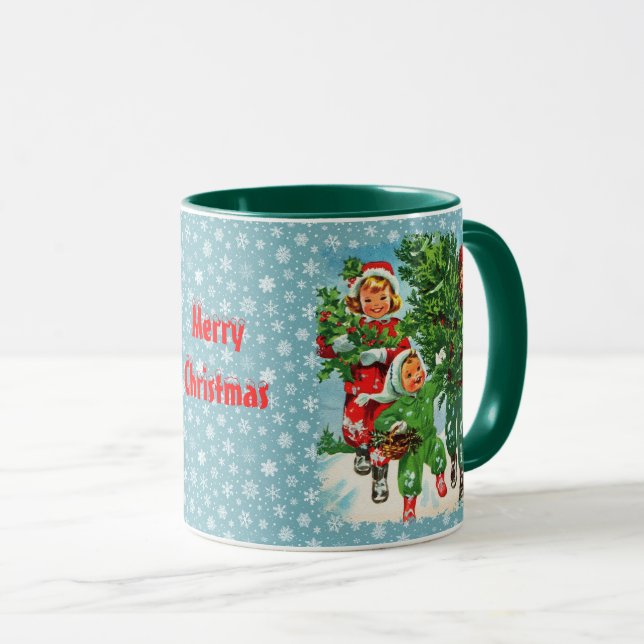 Obtenir La Mug Café Arbre De Noël (Devant droit)