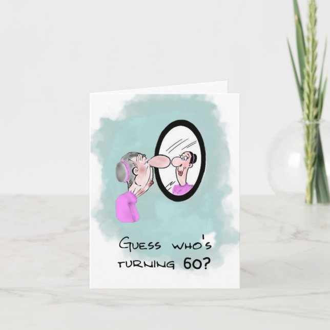 Obtenir la vieille carte d'anniversaire drôle (Devant)