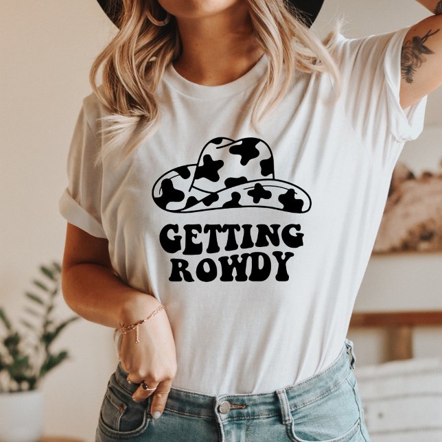 Obtenir Rowdy Rodeo Tshirt (Getting Rowdy, Rodeo Vibes, Bull Riding, Barrel Racing, Western Rodeo, Cowboy Spirit, Rough and Rowd)