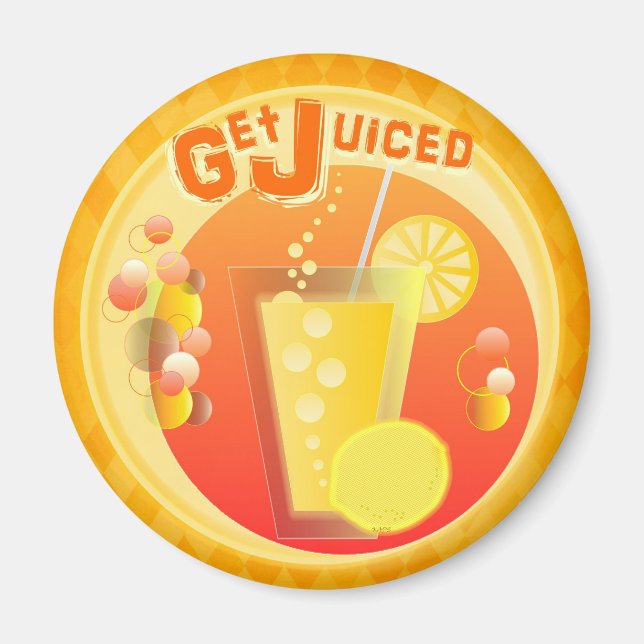 Obtenir un aimant à cocktail Juiced (Devant)